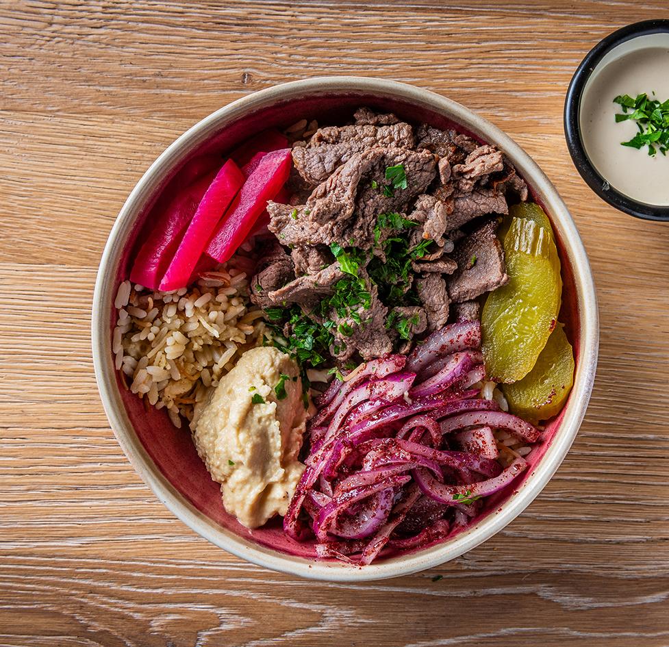 Beef Shawarma Bowl.