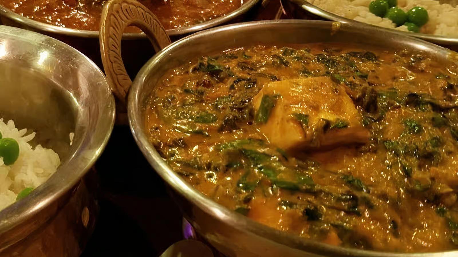Saag Paneer.
