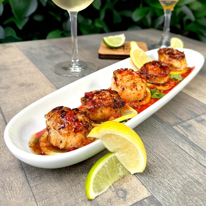 Pan Seared Scallops.