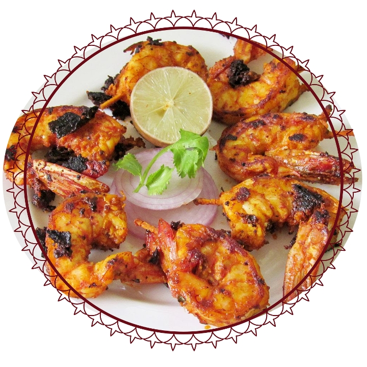 Tandoori Shrimp.