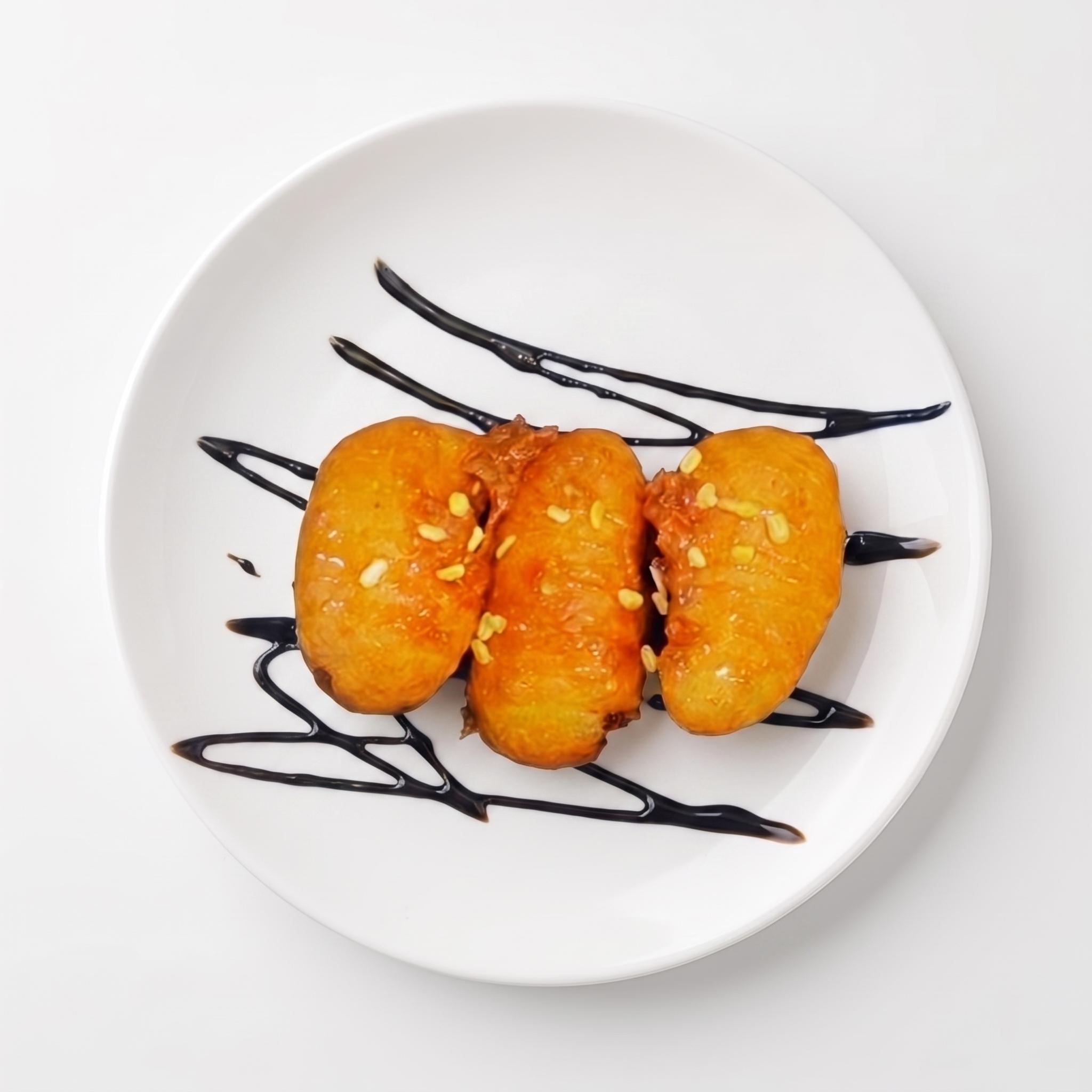 Fried Banana with Honey.