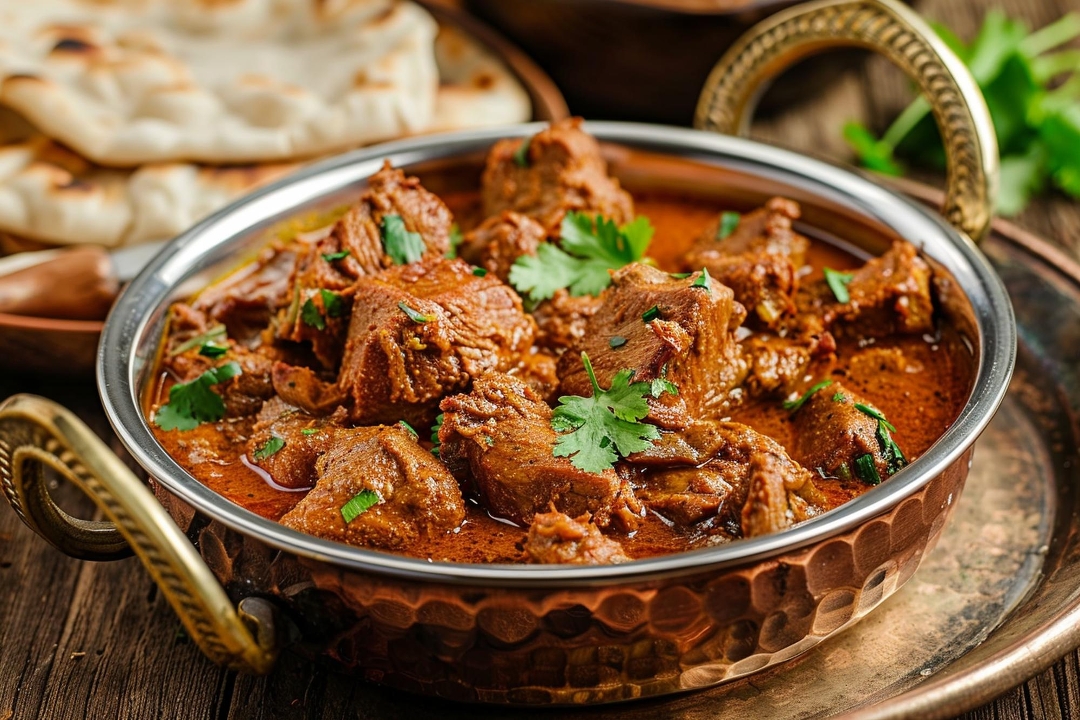 Kadai Goat Curry.