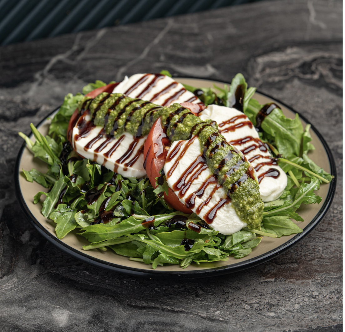 Side Caprese Salad.
