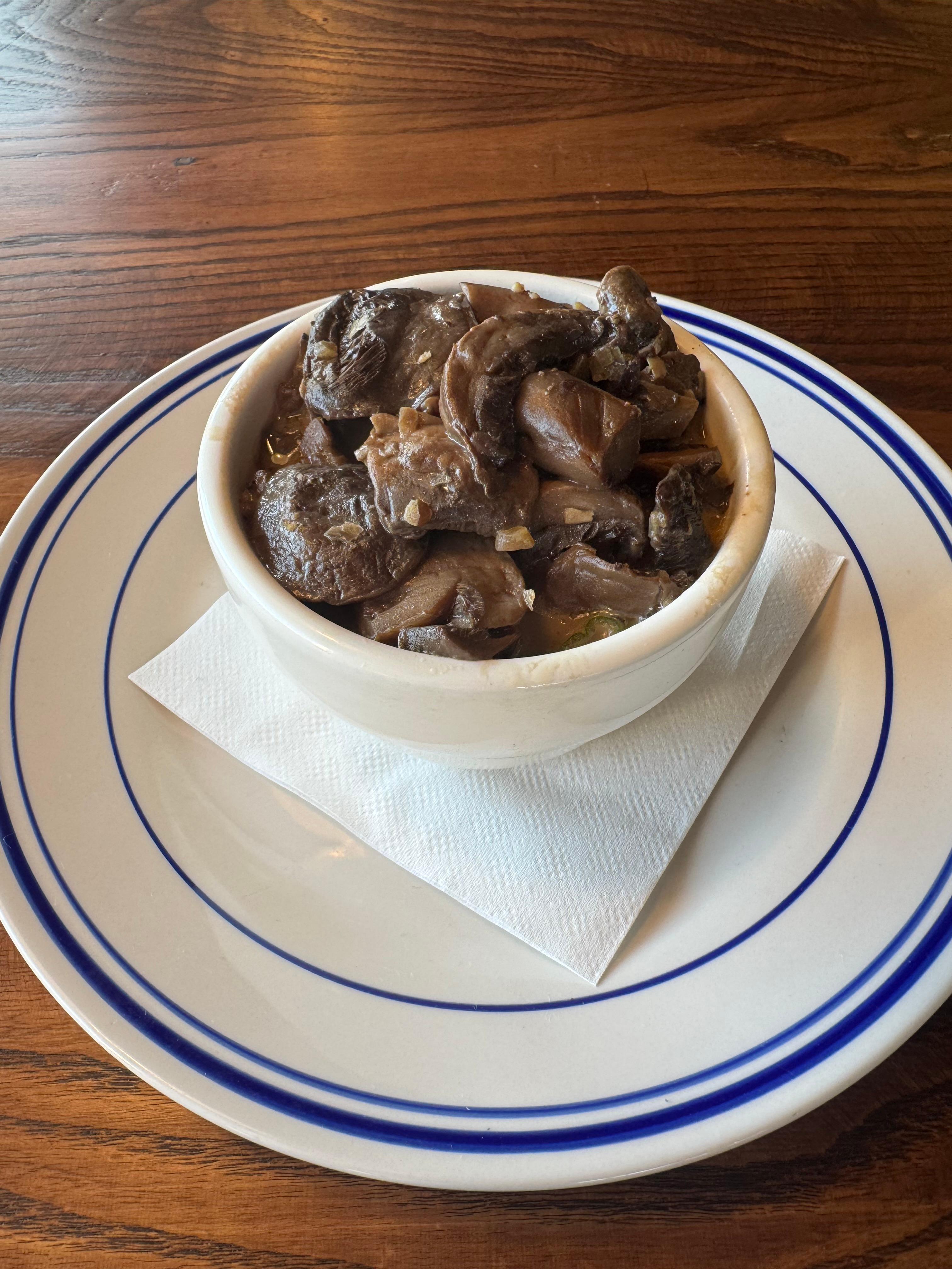 Sauteed Mushrooms.
