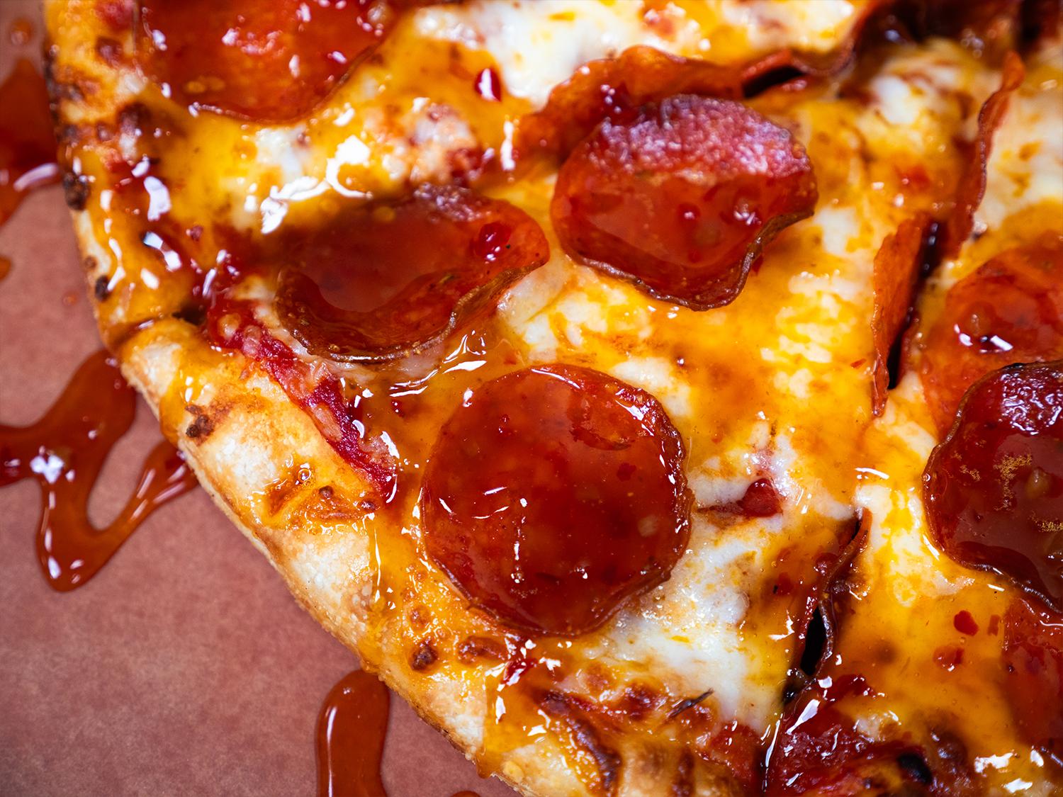 Spicy Honey Pepperoni Pie.