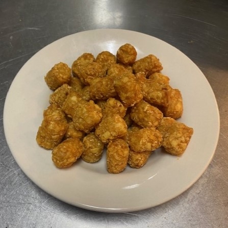 SIDE TATER TOTS.
