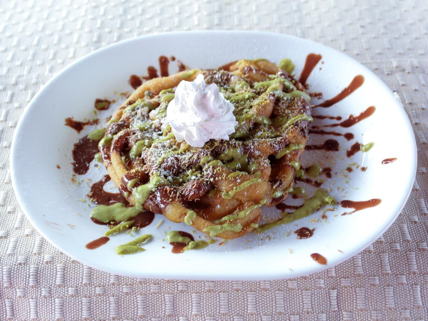Dubai Funnel Cake.
