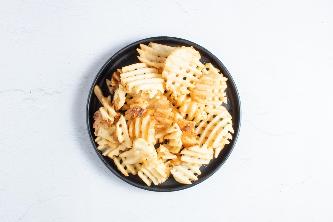Plain Waffle Fries.