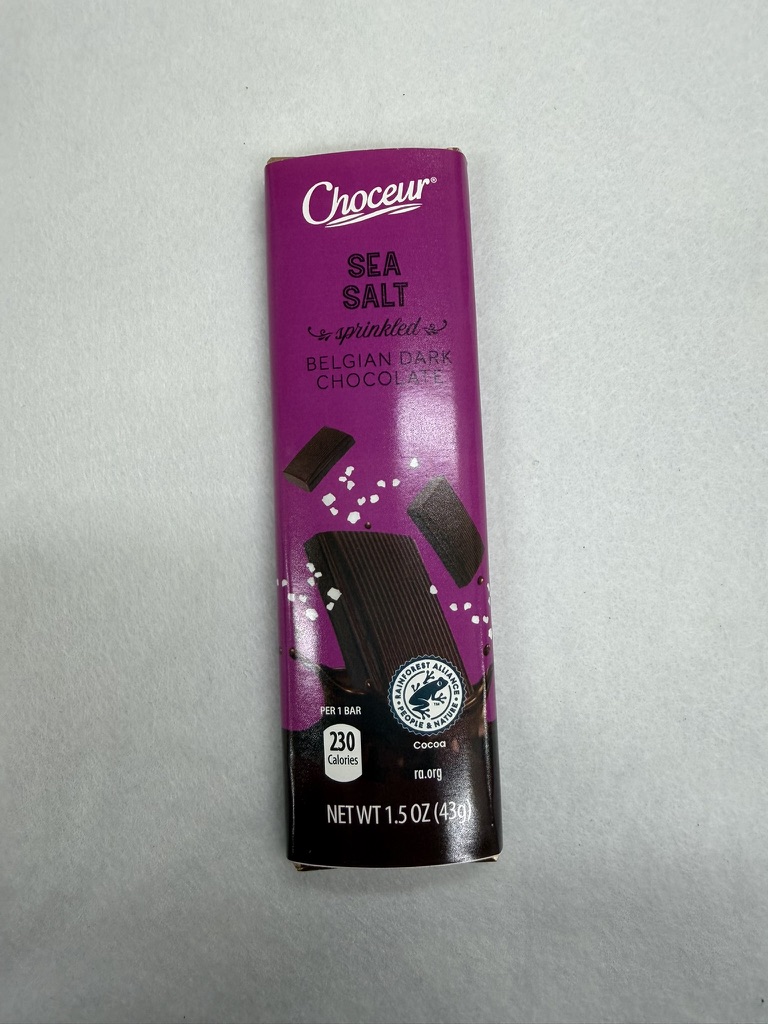 Belgian Dark Chocolate Sea Salt.