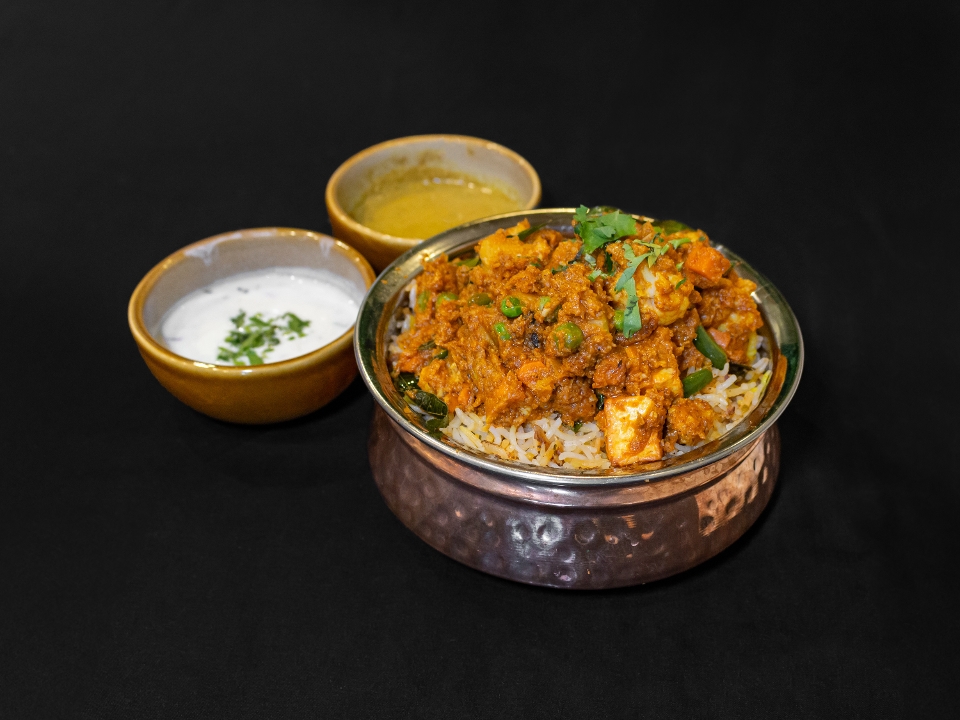 Veg Dum Biryani.