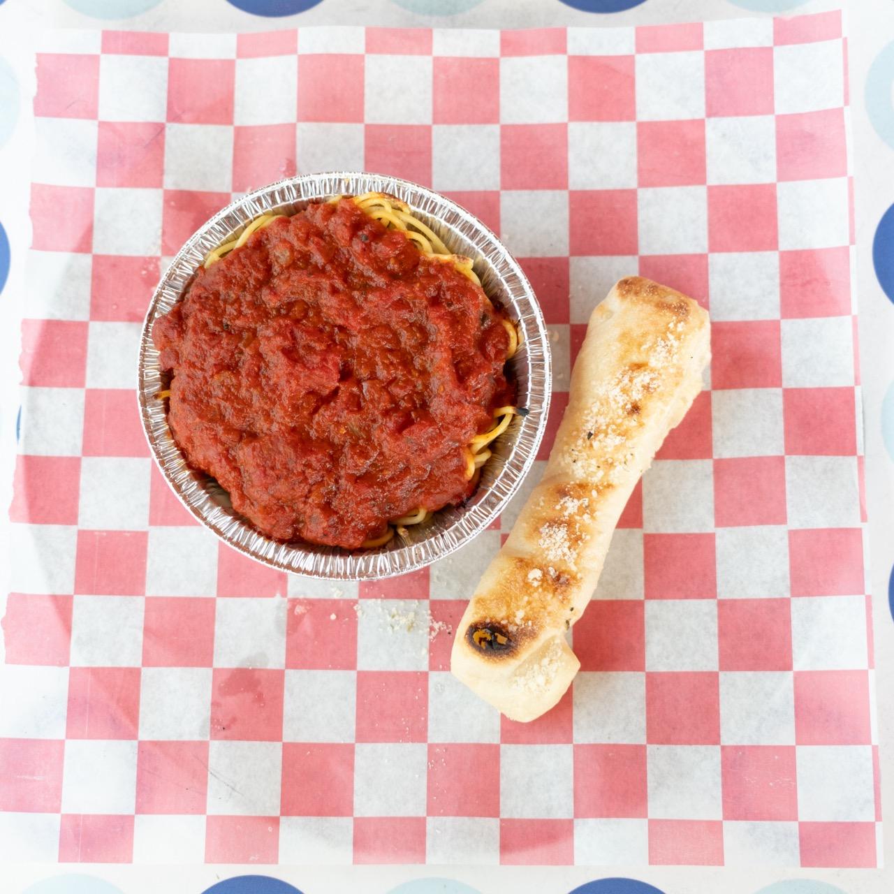 Kid's Spaghetti Marinara.