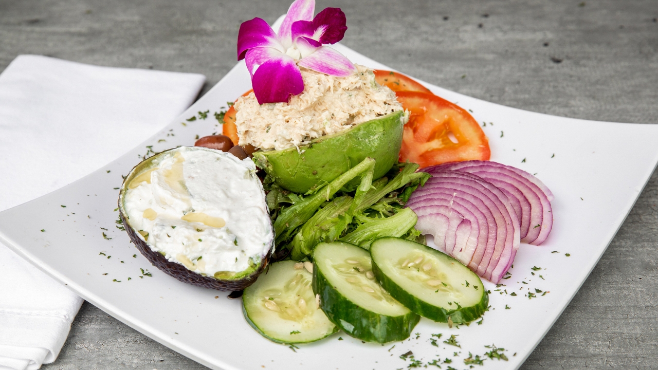 #33 Tuna Stuffed Avocado Salad.