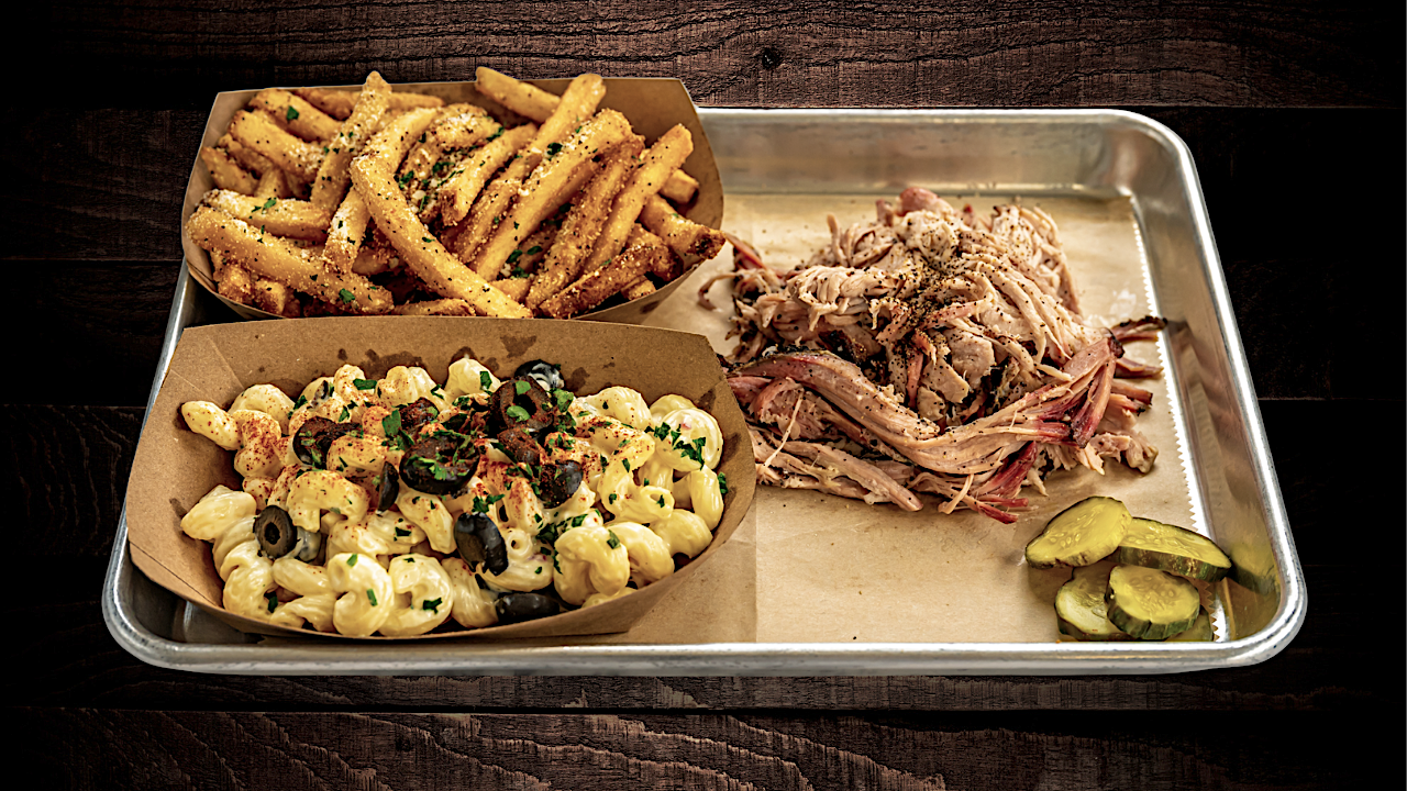 Pulled Pork Plate.