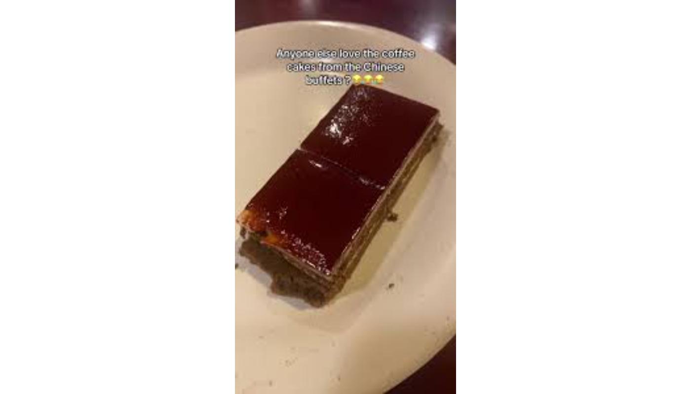 Cappauccino mousse cake.