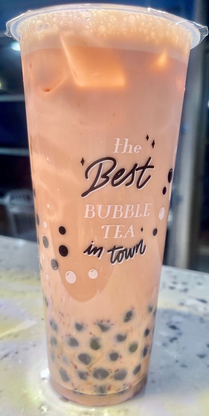 M-5. Strawberry Milk Tea.