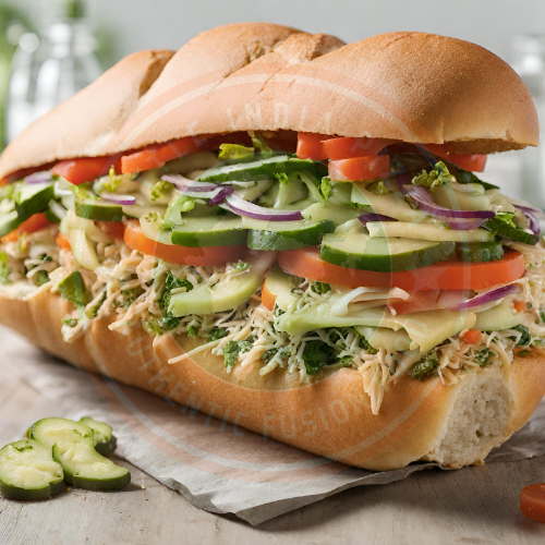 Crunchy Delight Sub (Veg).
