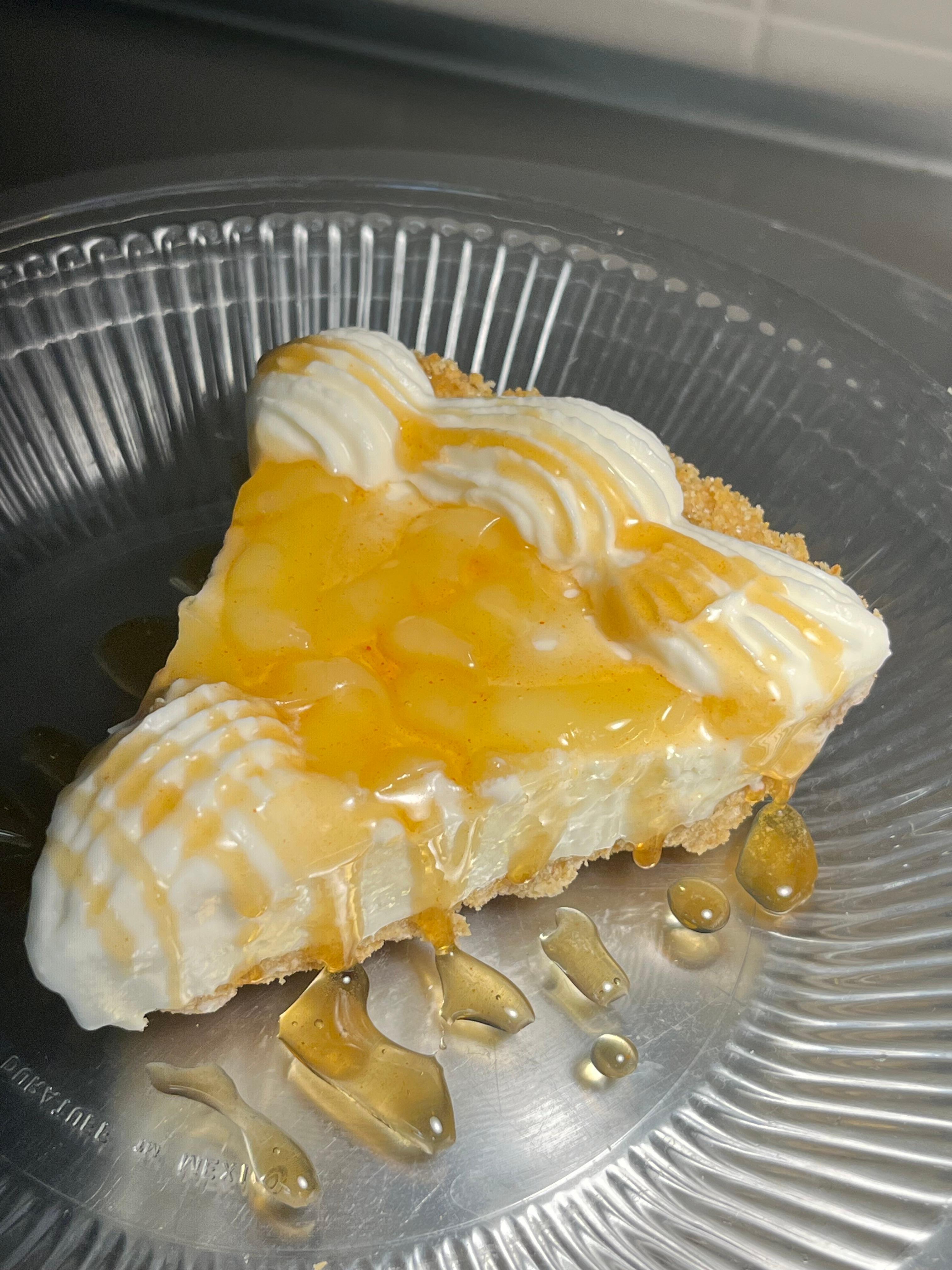 Hot Honey Lemon Cream Pie.