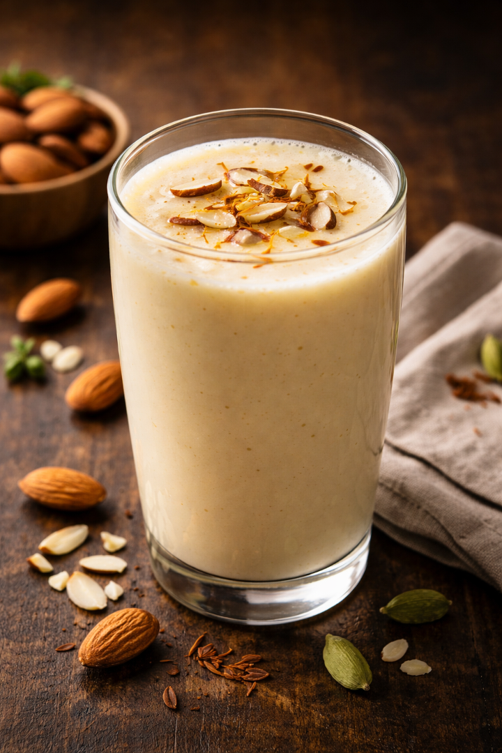 Badam Milk (Almond Milk).