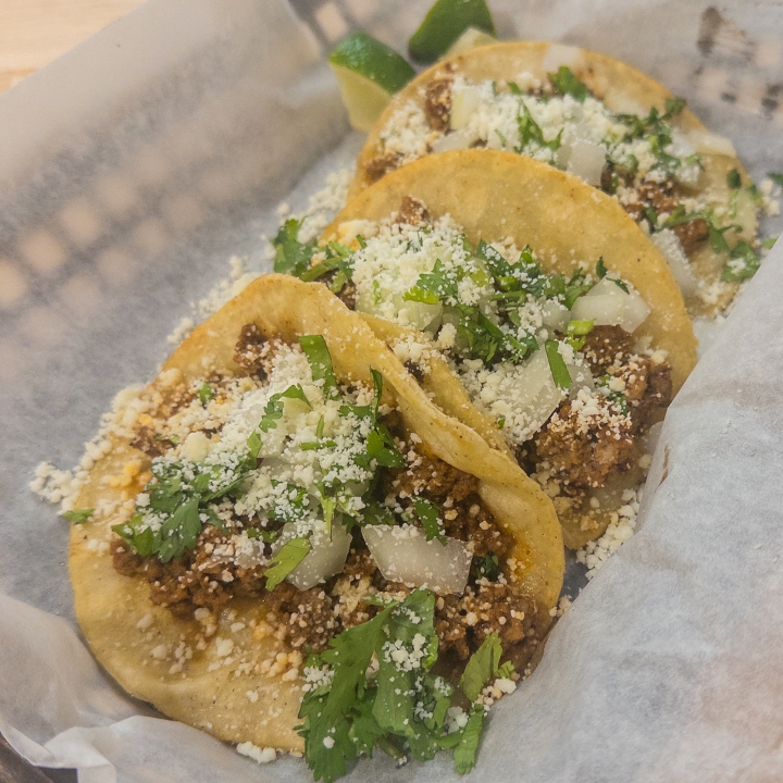 Street Style Ground Beef Tacos.