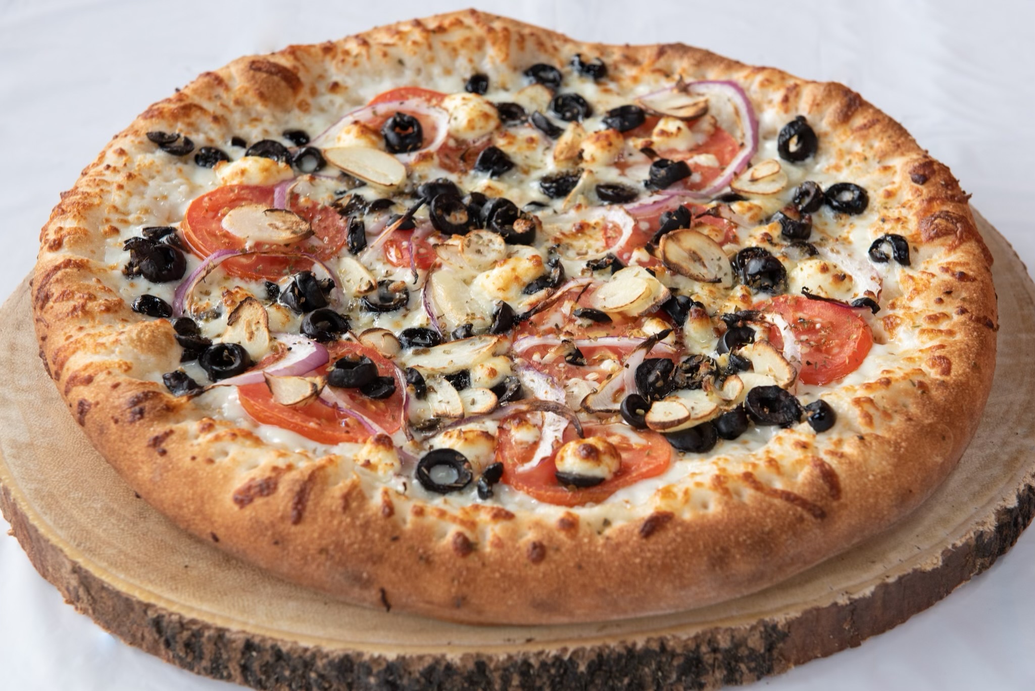 Greek Specialty Pizza.