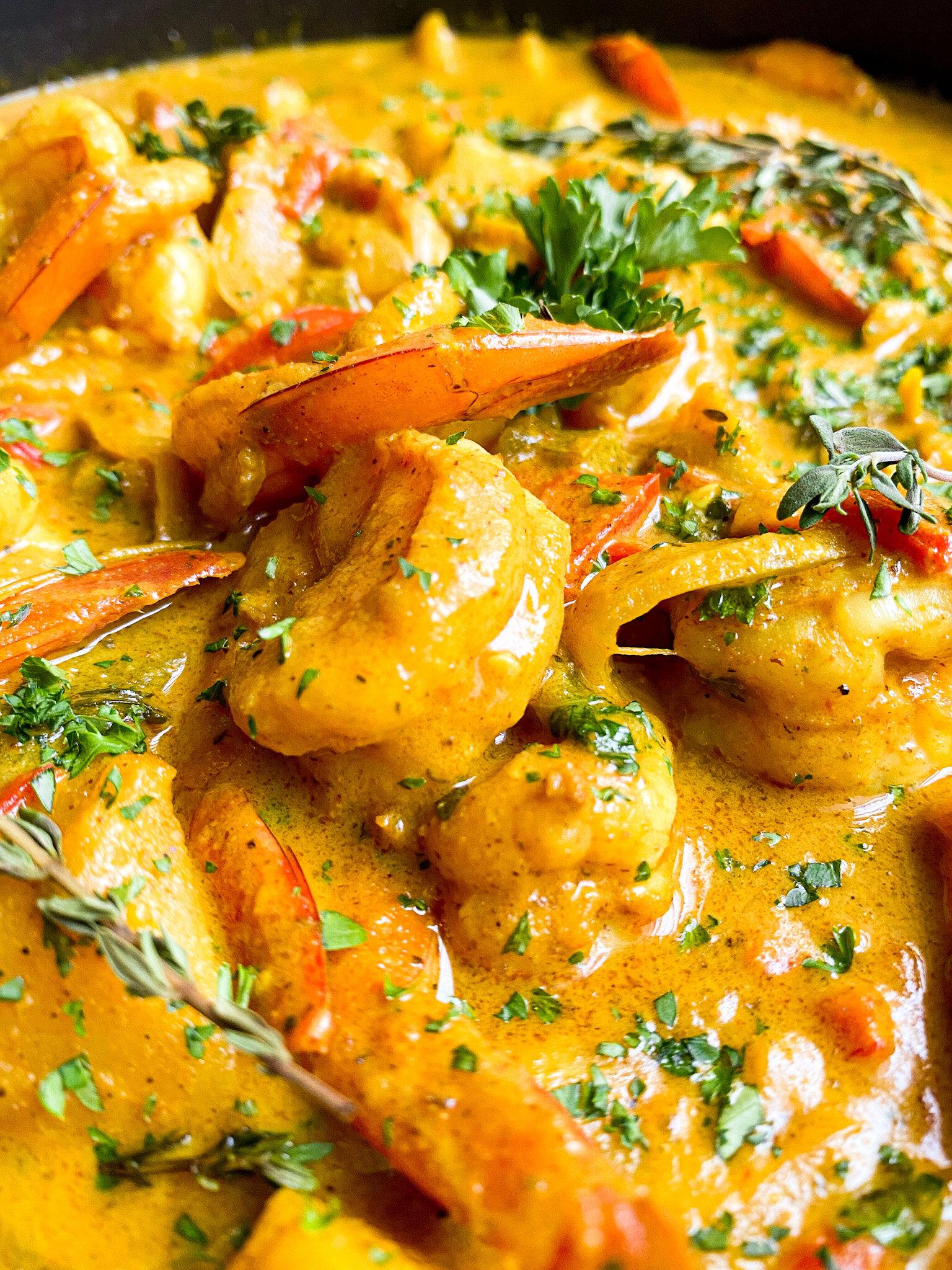 Coconut Shrimp Curry (Signature Item).