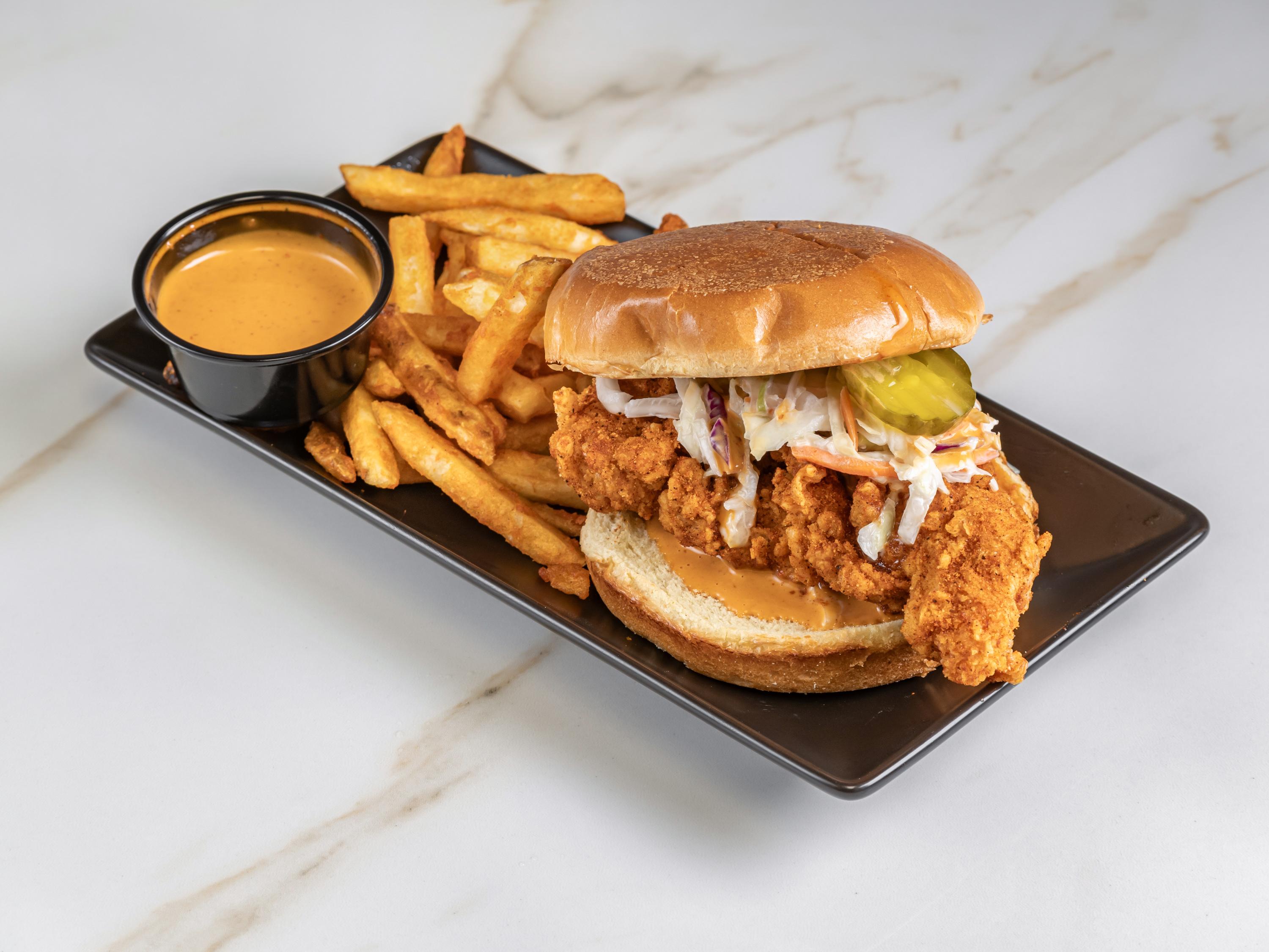 1 Slider With Fries.