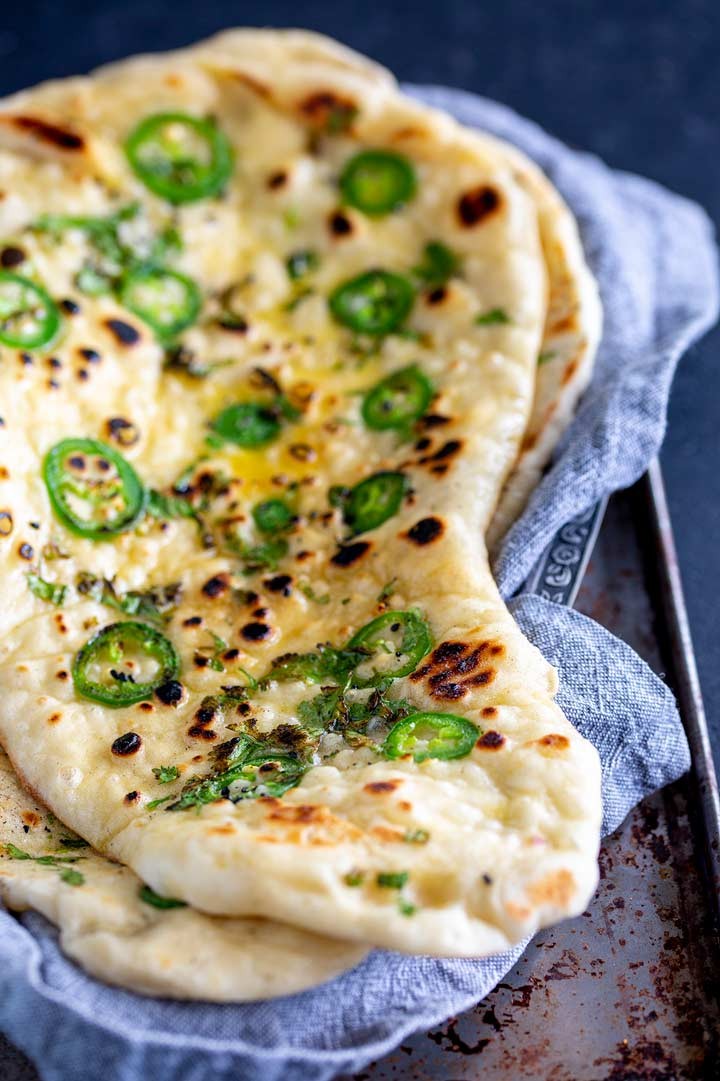Chilli Garlic Naan (Bullet Naan).
