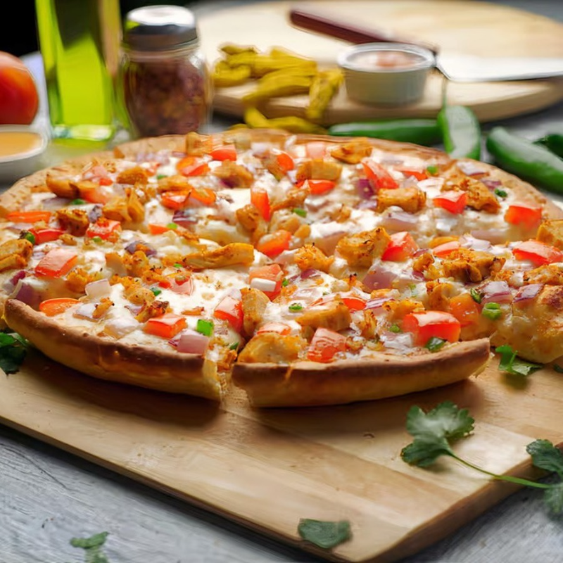 GF Butter Chicken Pizzatwist.