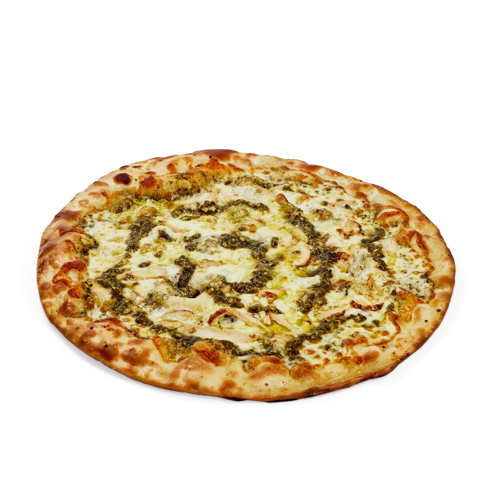 12" Chicken Pesto Pizza.