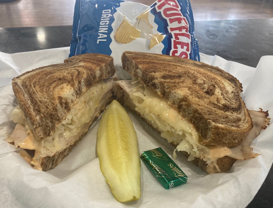 Turkey Reuben Sandwich.
