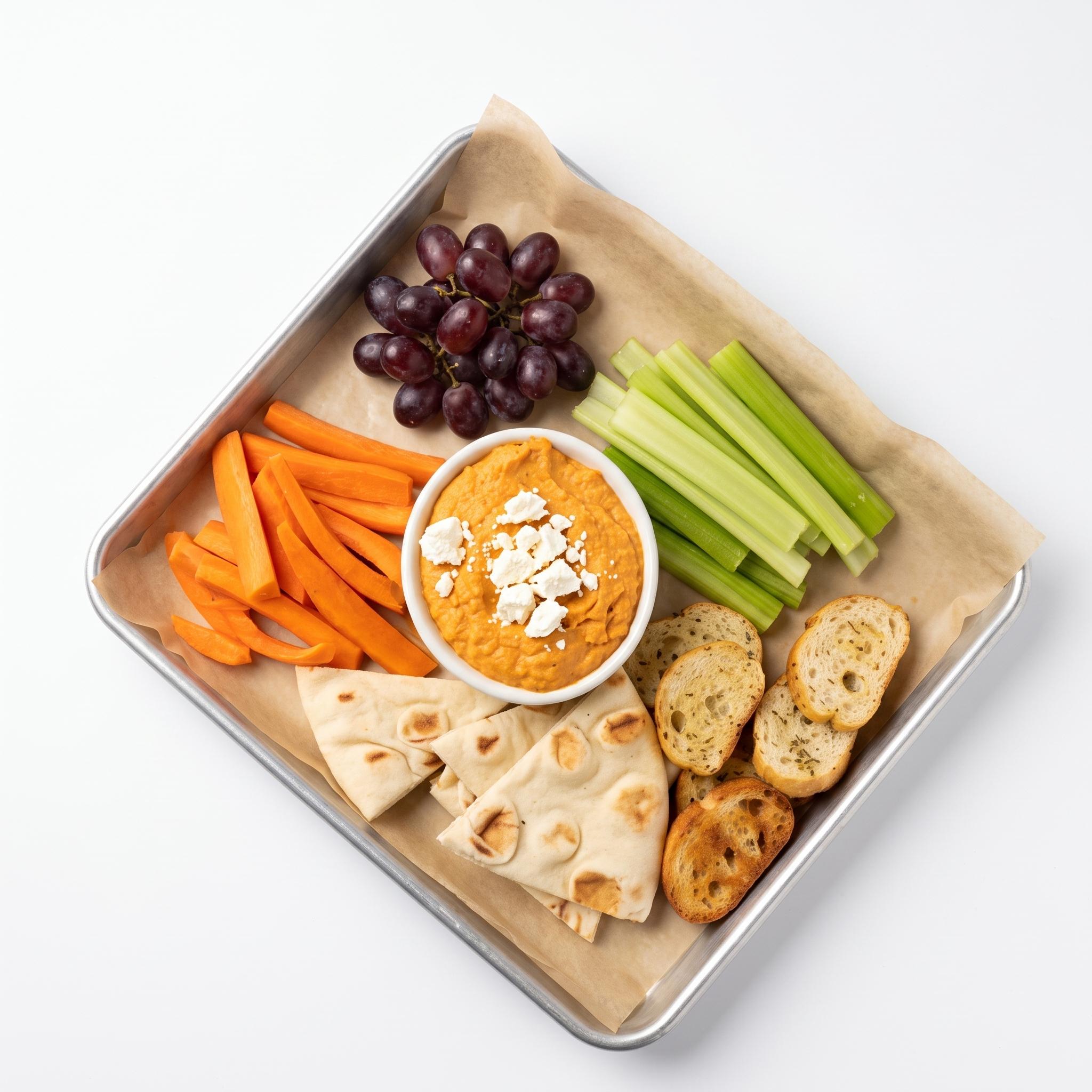 Red Pepper Hummus.