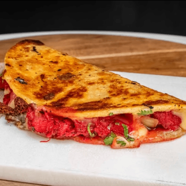 Lemon Chilli Chicken Quesadilla.