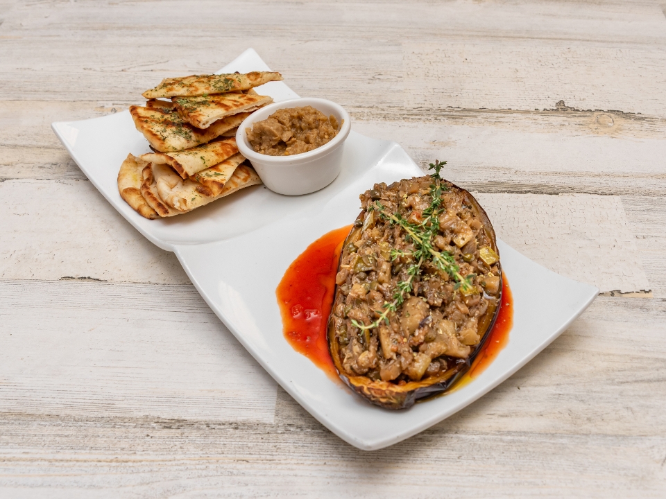 Stuffed Aubergine.