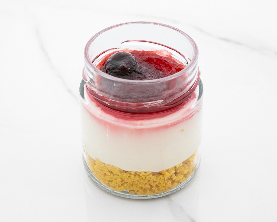 Sour Cherry Cheesecake.
