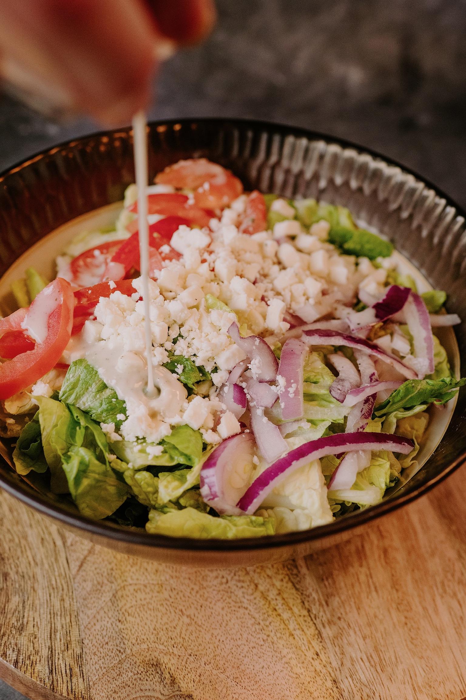 Gyro Greek Salad.