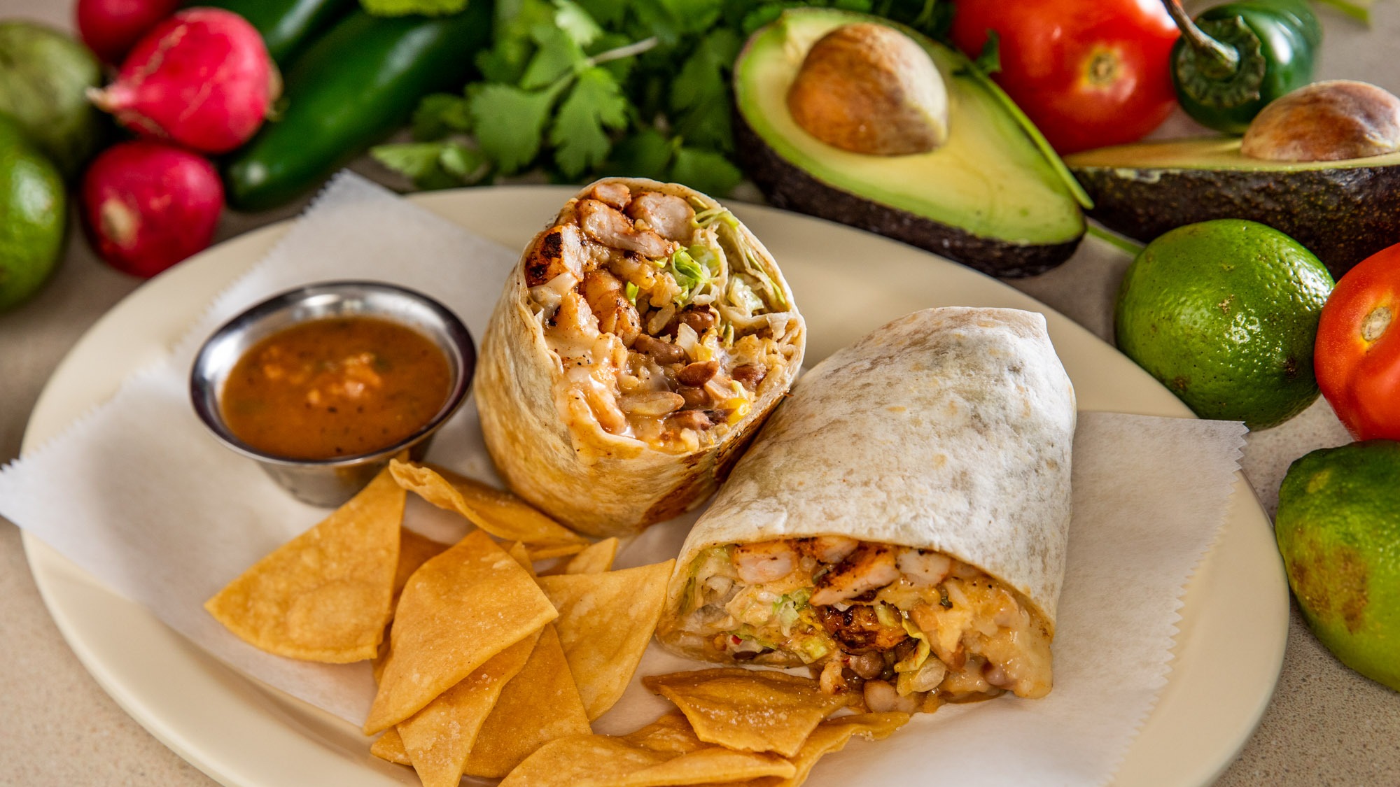 Al Pastor Burrito.