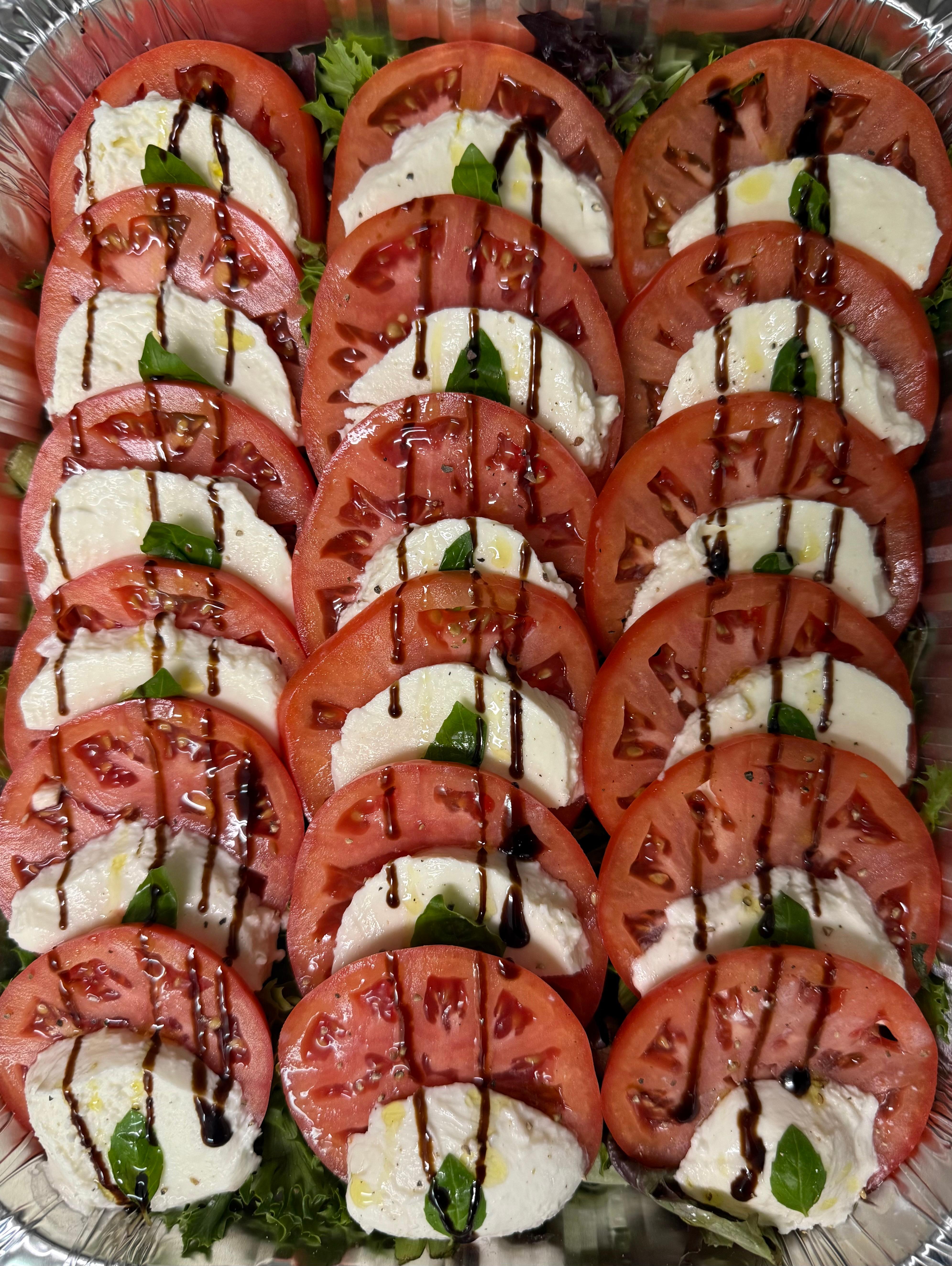 Full Tray Caprese Salad.