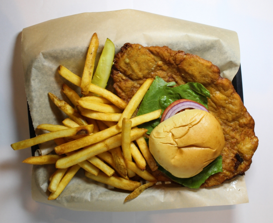 PORK TENDERLOIN SANDWICH.