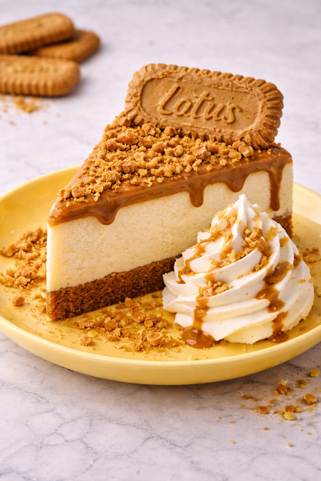 Lotus Biscoff Cheesecake.