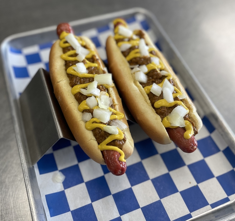 ONE DETROIT CONEY DOG.