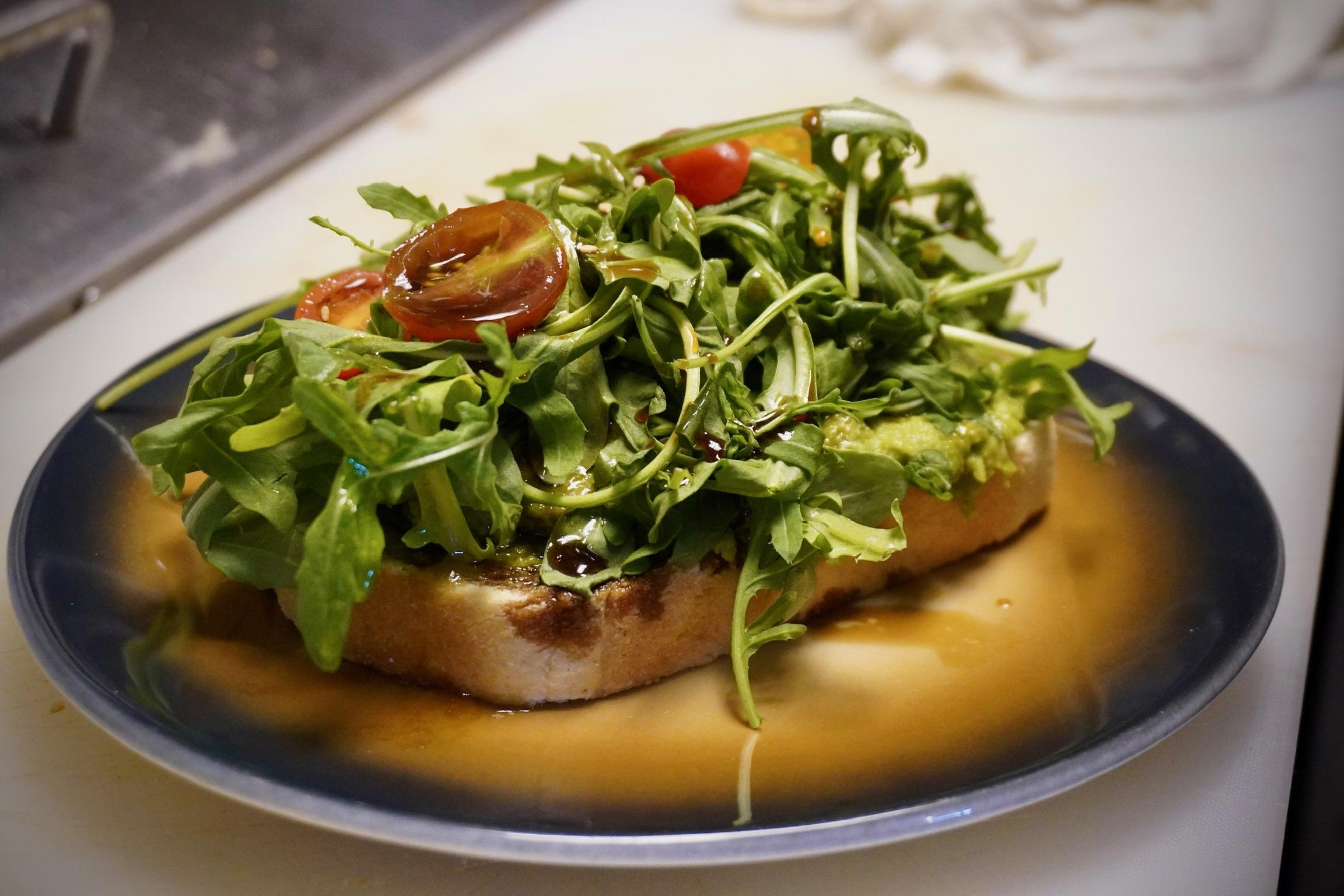 Mighty Aphrodite Toast.