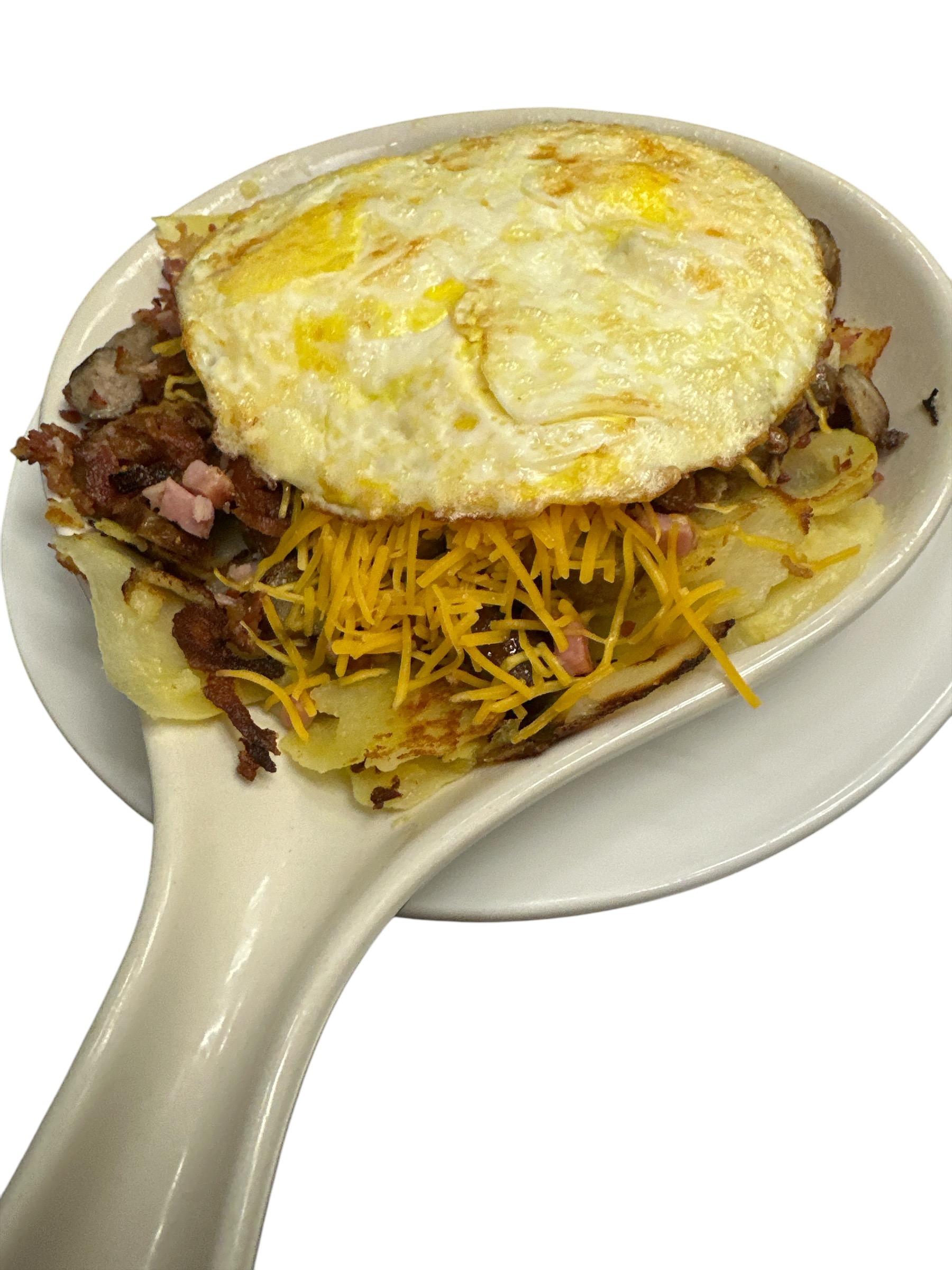 Meat Lover Skillet.