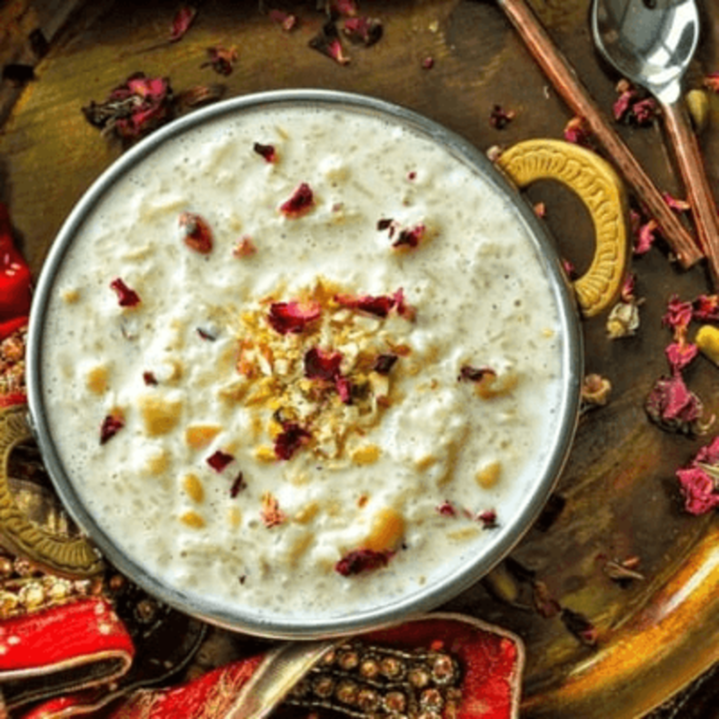 Kheer (Indian Rice Pudding).