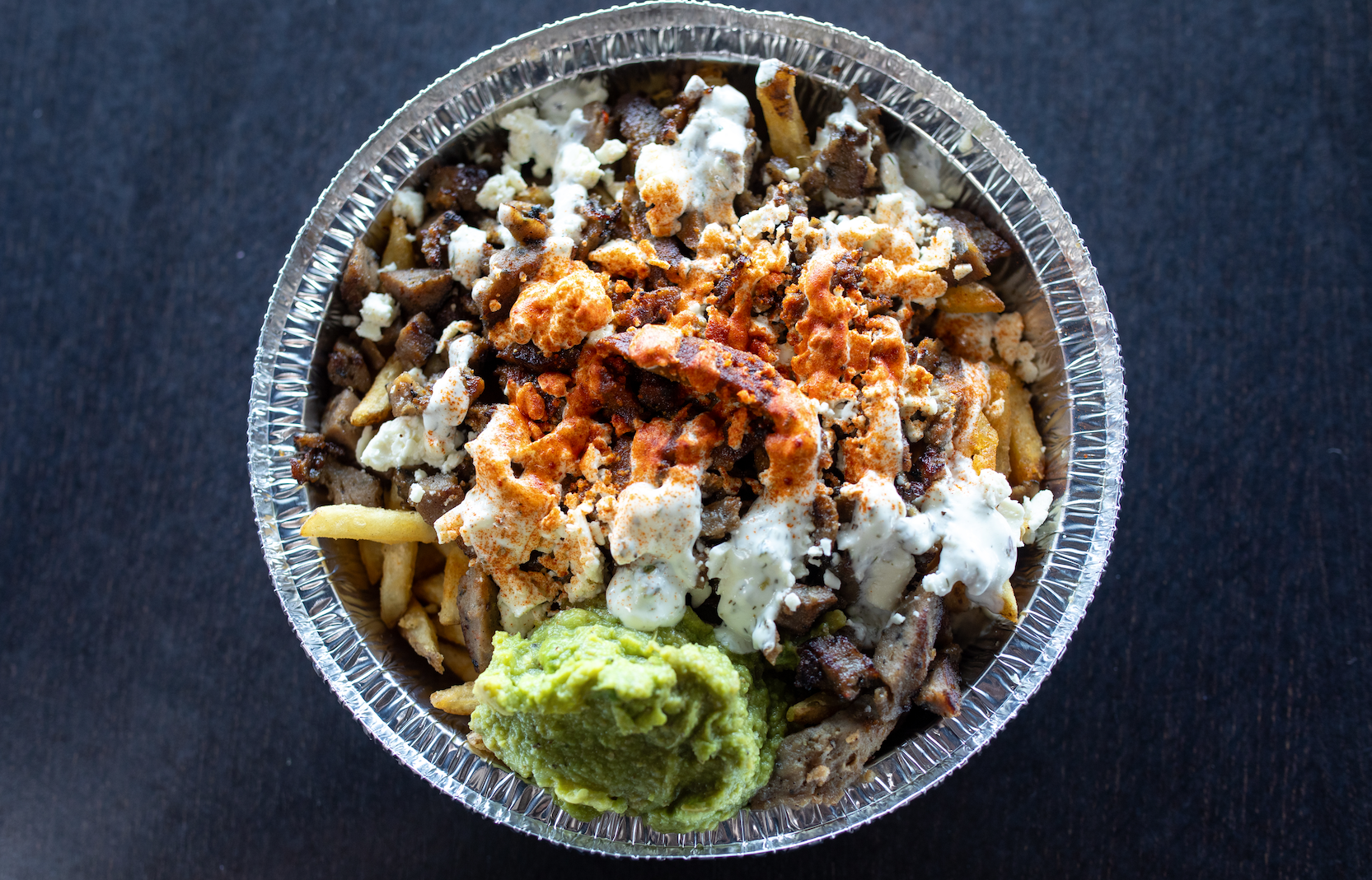 LOADED GYRO SHAH FRIES.