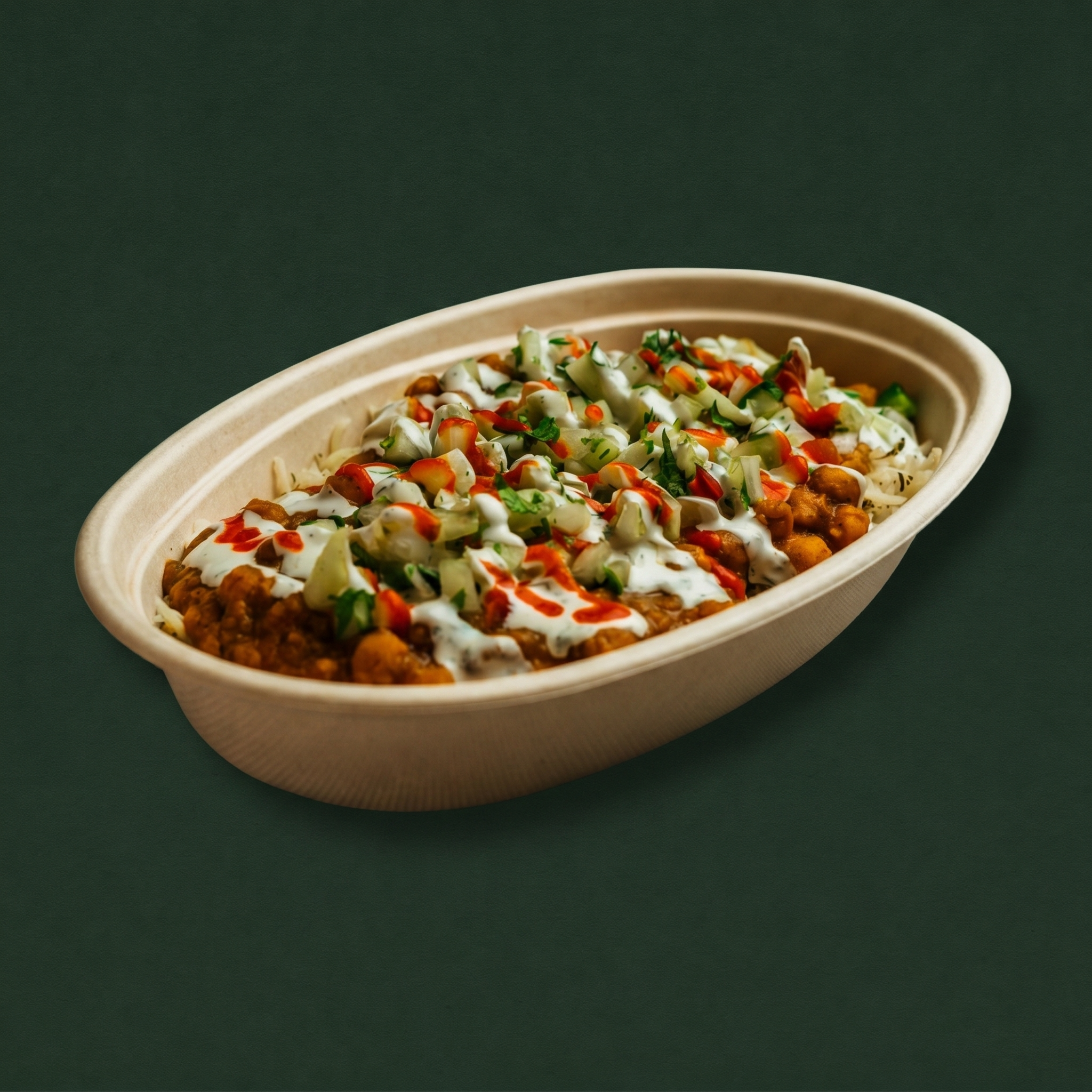 Chickpea Masala Rice Bowl.