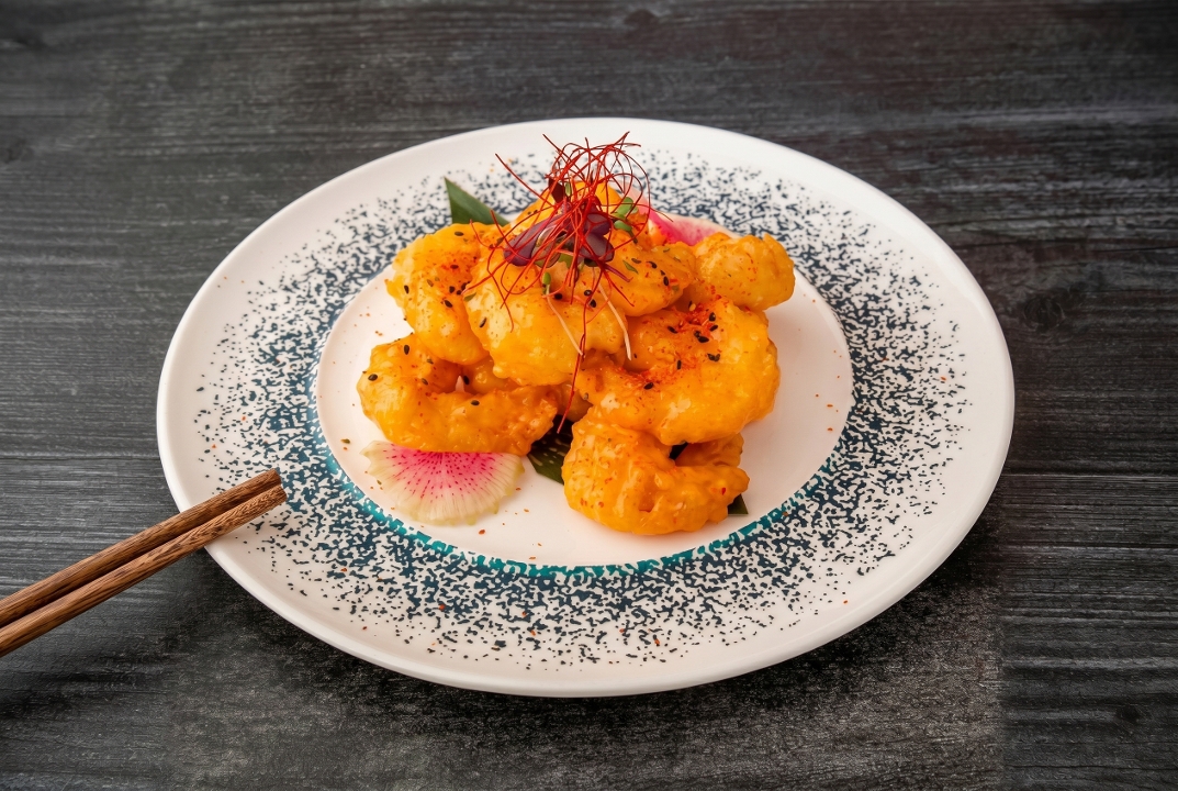 Popcorn shrimp.