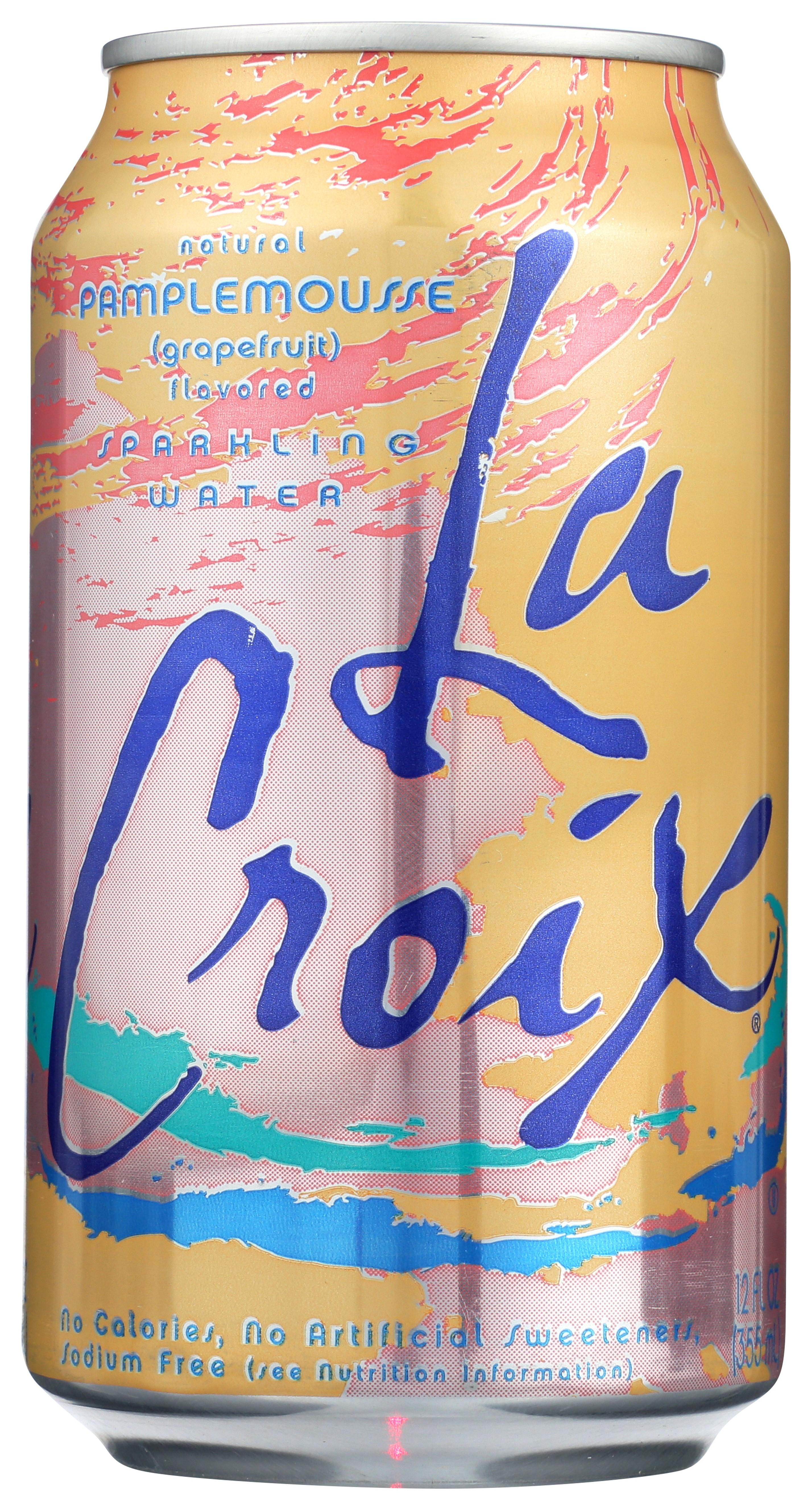 La Sparkling Water Pamplemousse.