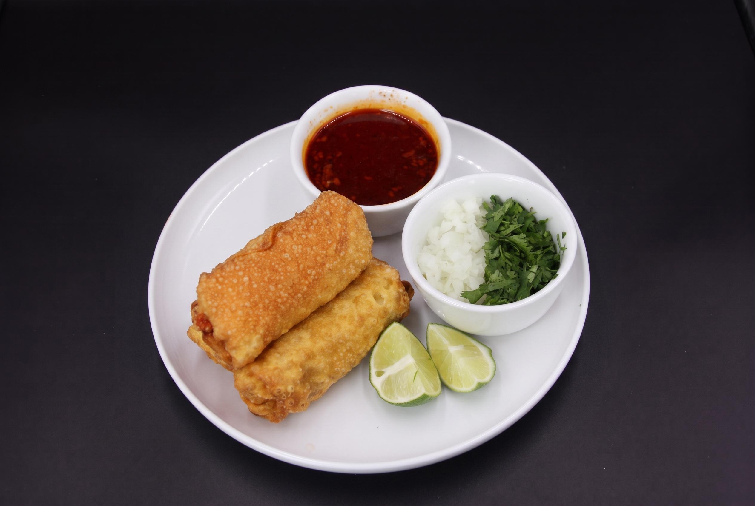 Birria Egg Rolls.