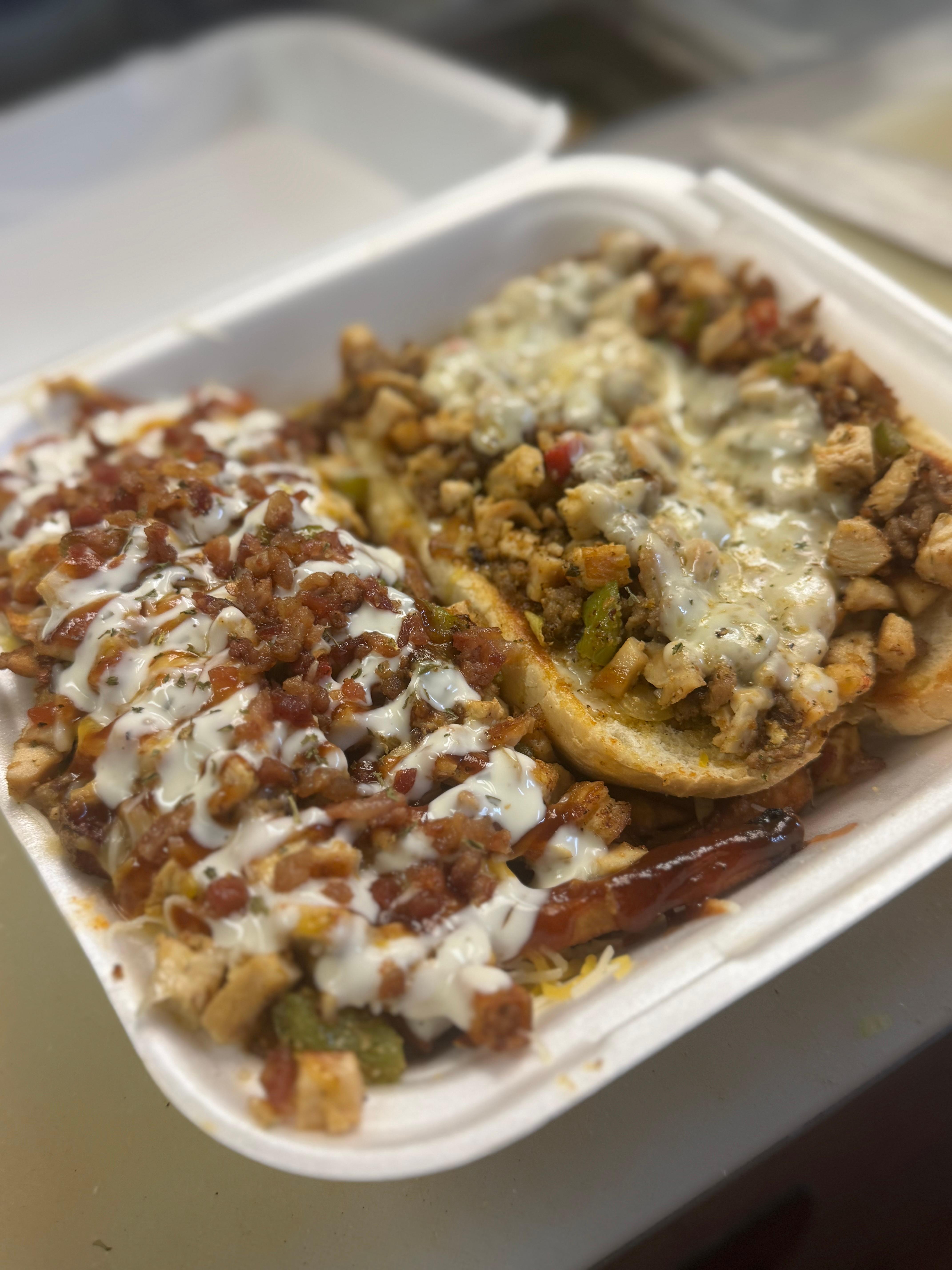 Chicken & Steak Philly.