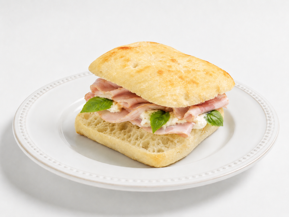 Mortadella Bologna Focaccia.